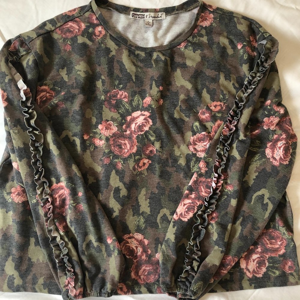 Floral sweater